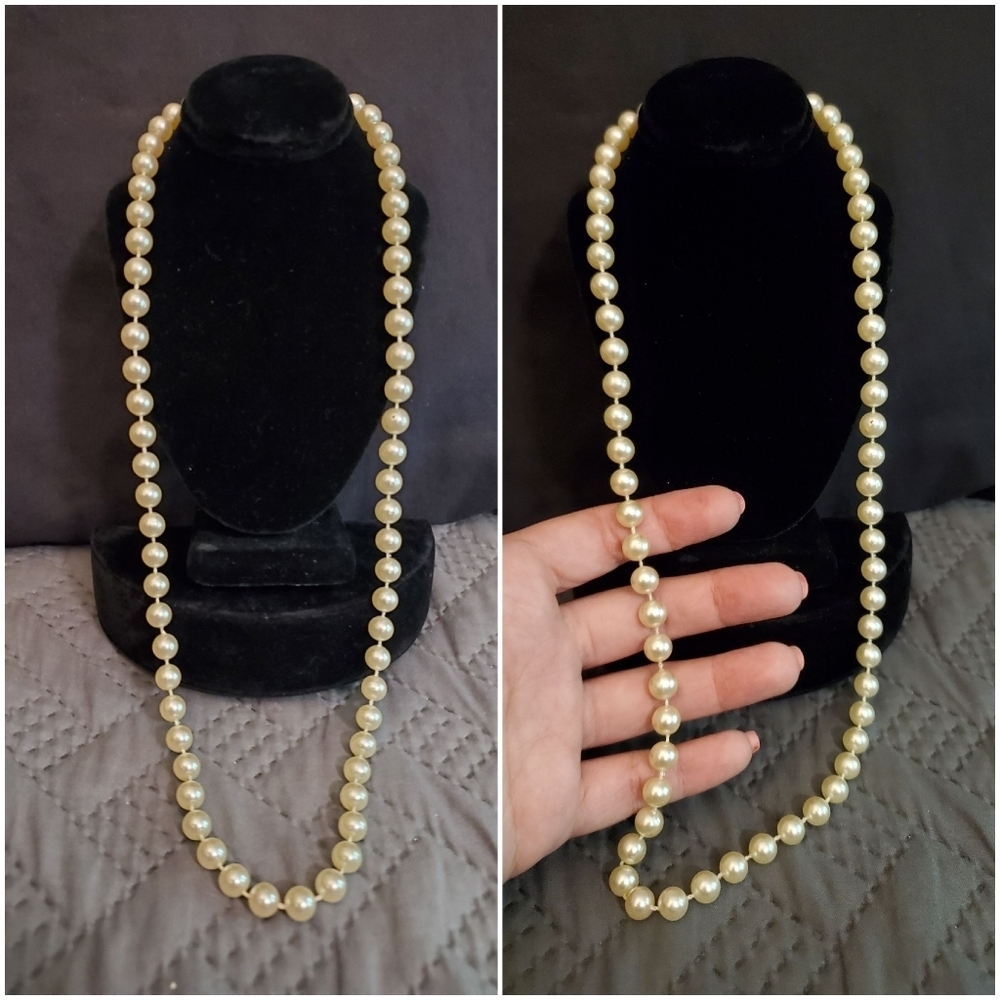Vintage Faux-Pearl Necklace